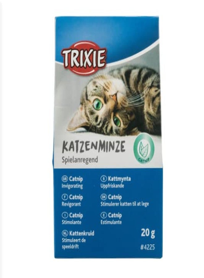 Trixie Premium Catnip for Cats, Natural Catnip Encourages Playful Behaviour in Cats, Can be Used on Toys and Scratch Post to Engage Your Cats - 20 Gm (Pack of 4) - Image 1